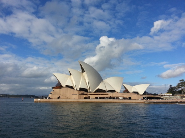picture taken from ferry to manly island